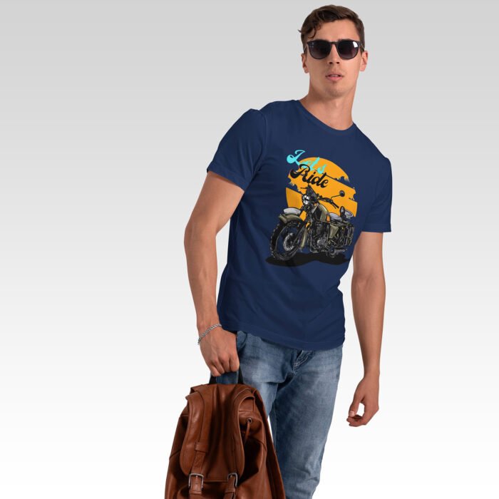 Men's : Let's Ride T-shirt - Image 9