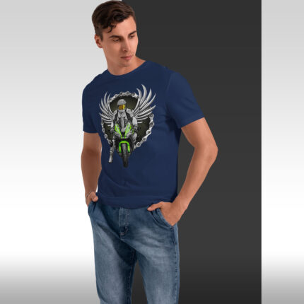 Men's : Ride Gives Wings T-shirt - Image 4