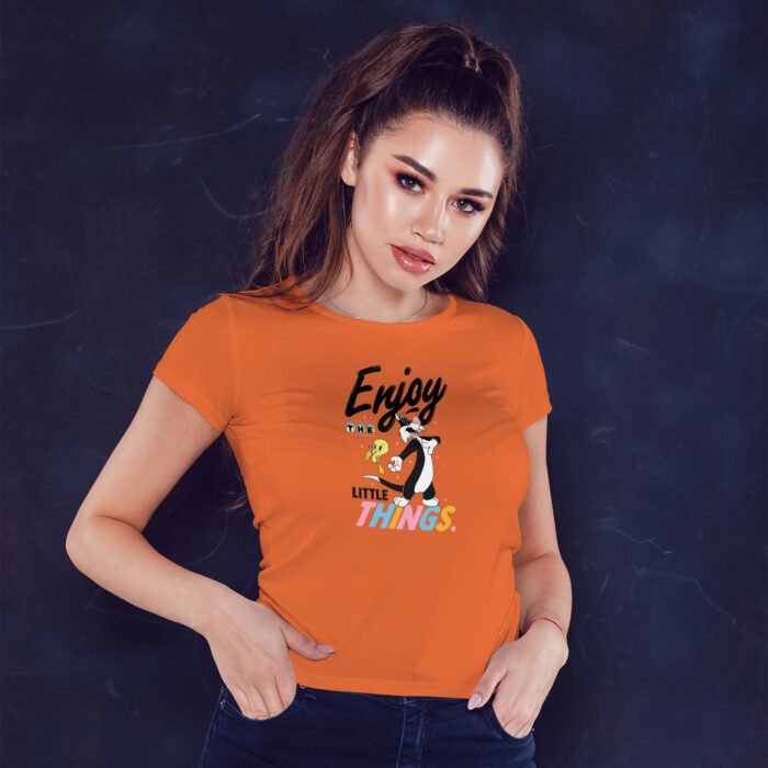 Women's : Enjoy The Little Things T-shirt - Image 1
