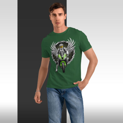 Men's : Ride Gives Wings T-shirt - Image 5