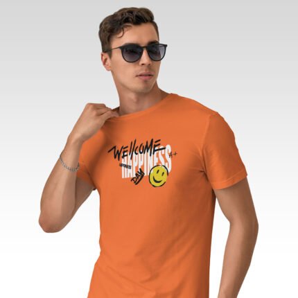 Men's : Welcome Happiness T-shirt - Image 7
