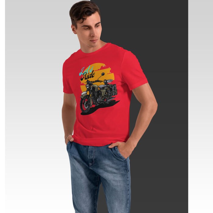 Men's : Let's Ride T-shirt - Image 11