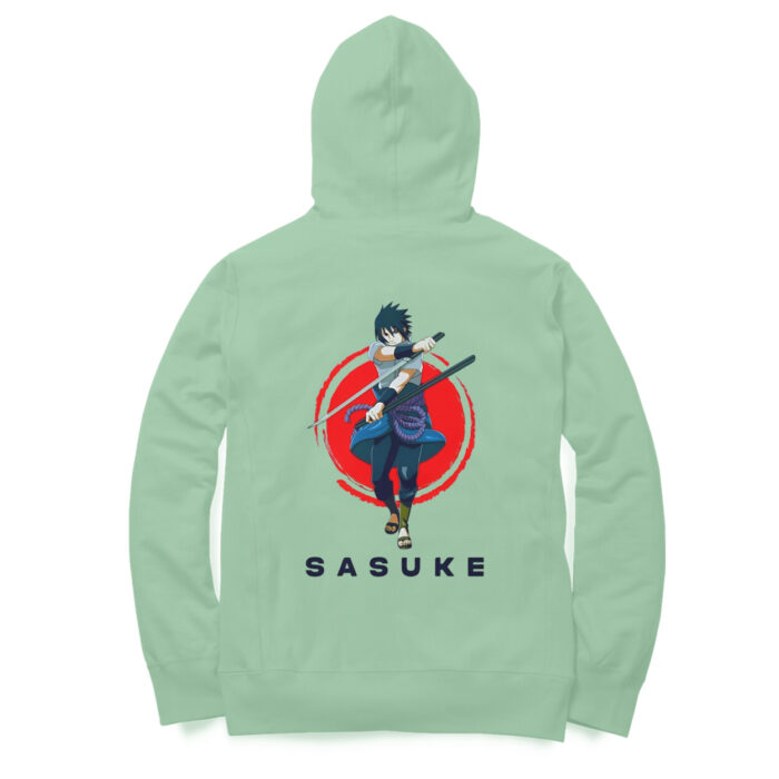 Men's Anime : Naruto Sasuske Hoodie - Image 2