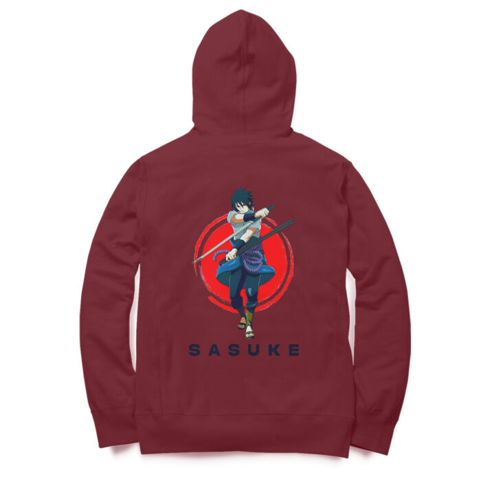 Men's Anime : Naruto Sasuske Hoodie - Image 6