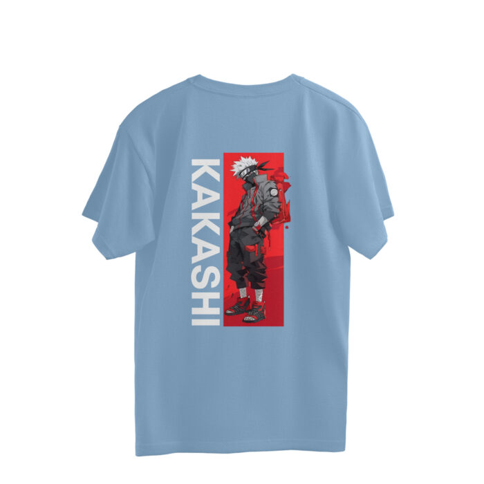 Kakashi Naruto Anime Oversized Tees - Image 2