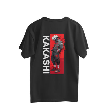 Kakashi Naruto Anime Oversized Tees - Image 4