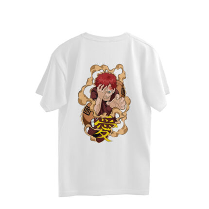 Gaara Naruto Anime Oversized Tees - Image 8