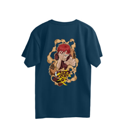 Gaara Naruto Anime Oversized Tees - Image 6