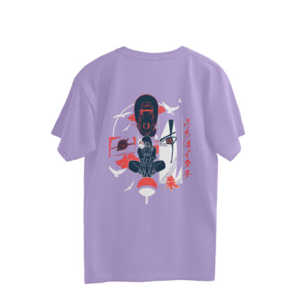Itachi Naruto Anime Oversized Tees - Image 4