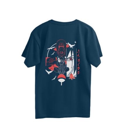 Itachi Naruto Anime Oversized Tees - Image 6
