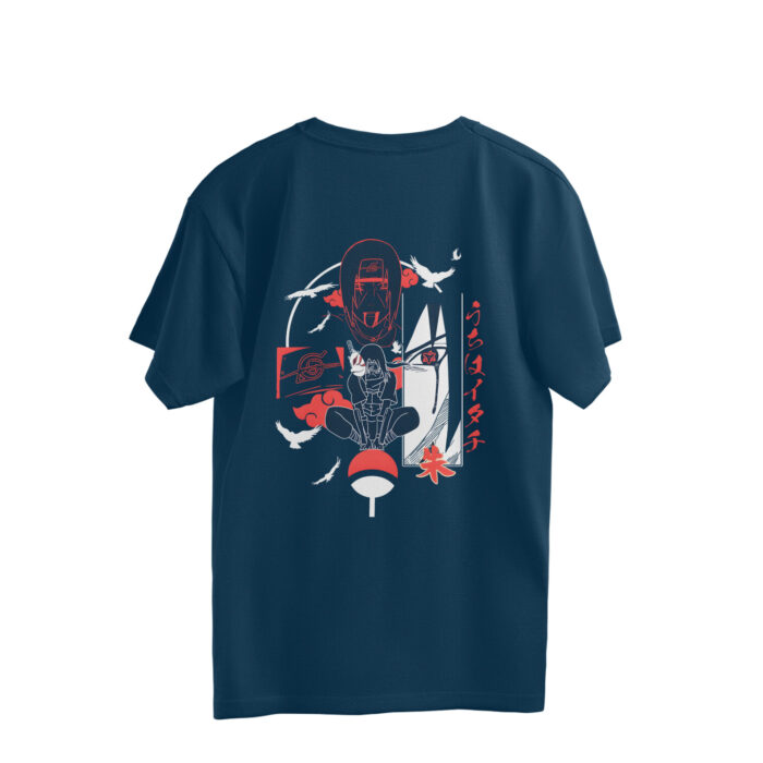 Itachi Naruto Anime Oversized Tees - Image 6