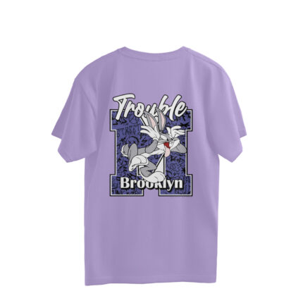 Men's : Stay Crazy x Trouble Oversized Tees - Image 6