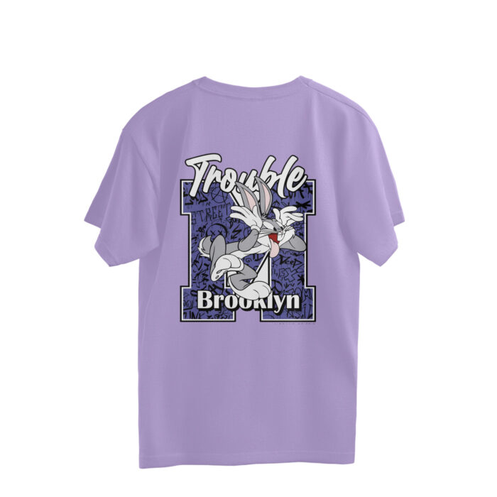Men's : Stay Crazy x Trouble Oversized Tees - Image 6