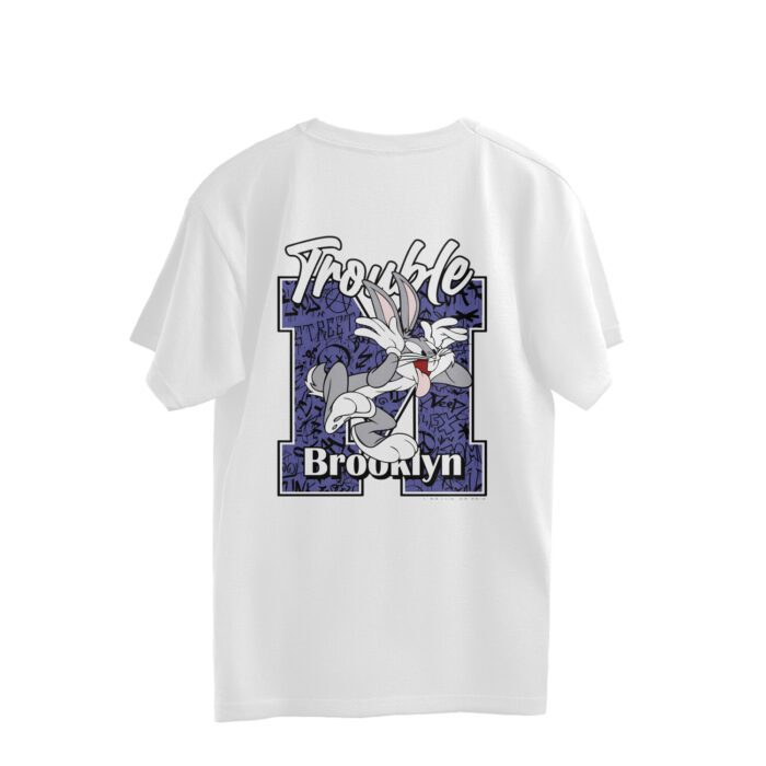 Men's : Stay Crazy x Trouble Oversized Tees - Image 10