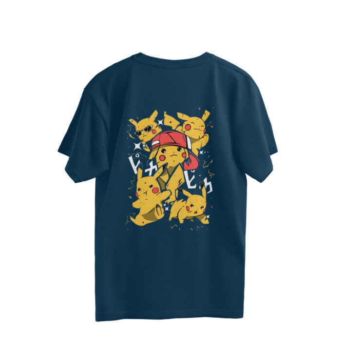 Women's : Pikachu Oversized Tees - Image 4