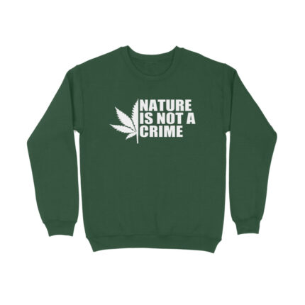 Nature is not crime x Tripping Sweatshirt