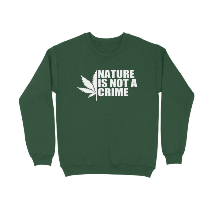 Nature is not crime x Tripping Sweatshirt - Image 1