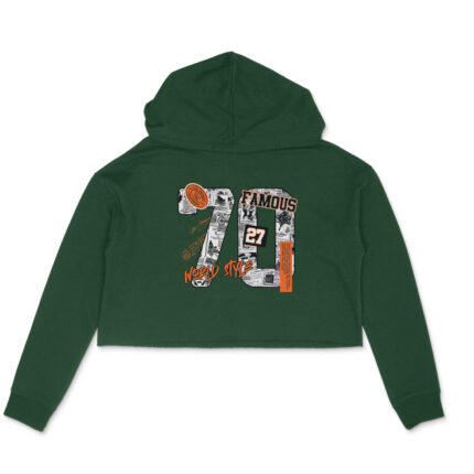 Women’s : 70's Crop Hoodie - Image 5