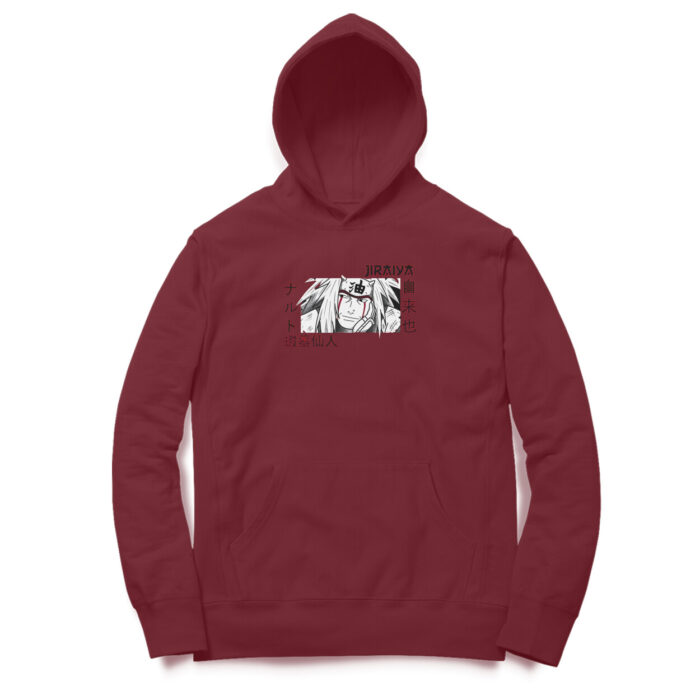 Men's Anime : Naruto Jiraiya Hoodie - Image 5