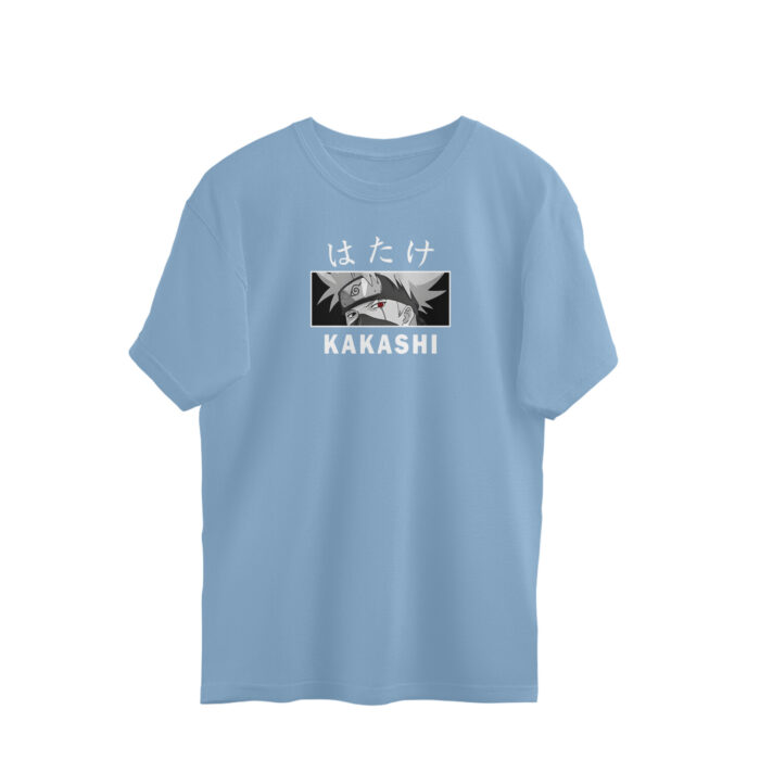 Kakashi Naruto Anime Oversized Tees - Image 1
