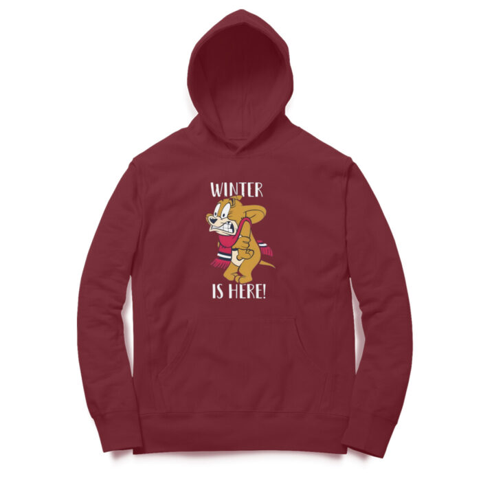 Men's : Winter is here Hoodie - Image 4