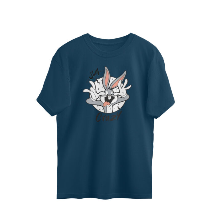 Men's : Stay Crazy x Trouble Oversized Tees - Image 7