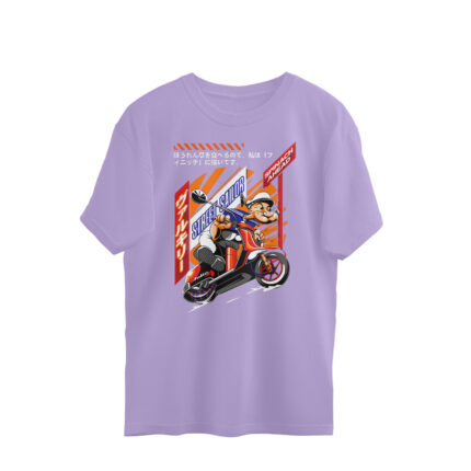 Men's : Popeye Super Sailor Oversized Tees - Image 3
