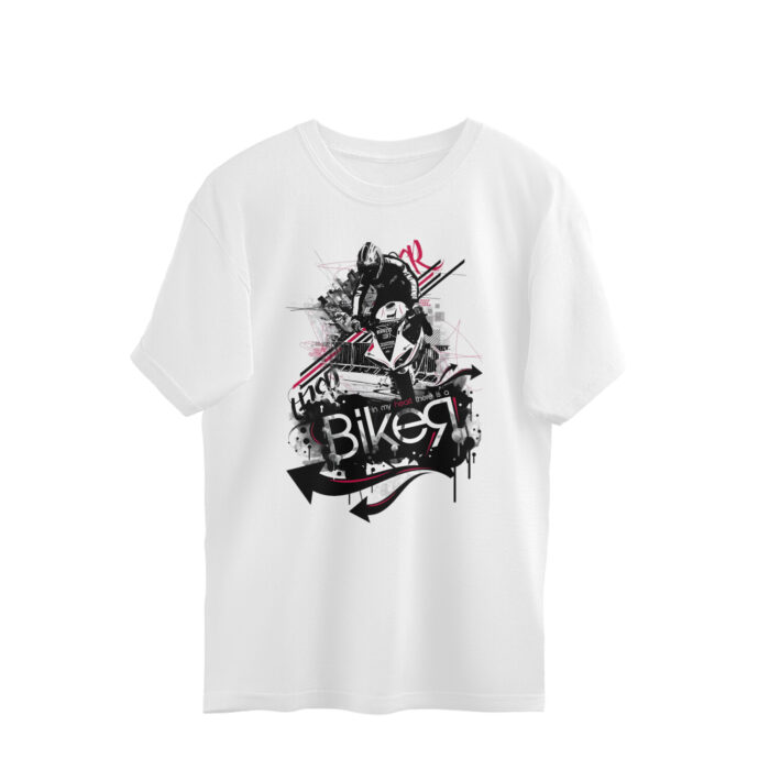 Men's : Bikers Oversized Tees - Image 1