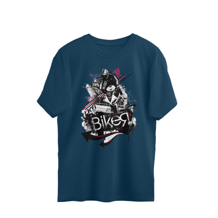 Men's : Bikers Oversized Tees - Image 2