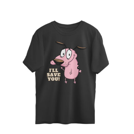 Men's : Courage Will Save You Oversized Tees