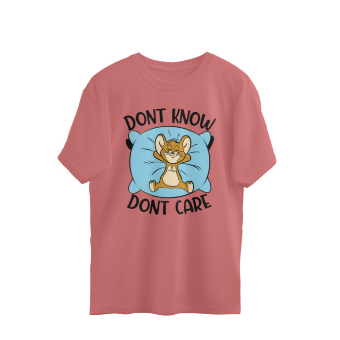 Men's : Jerry Don't Care Oversized Tees - Image 1