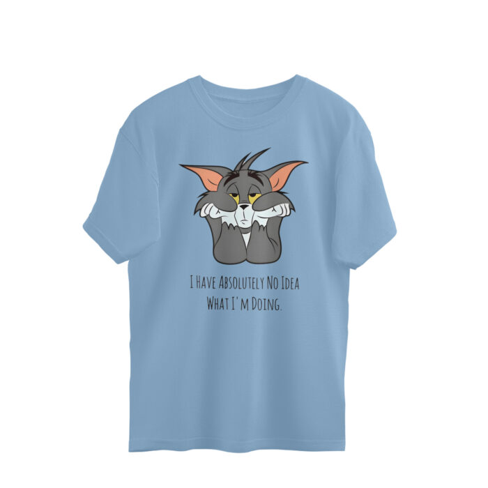 Men's : Confused Tom Oversized Tees - Image 1