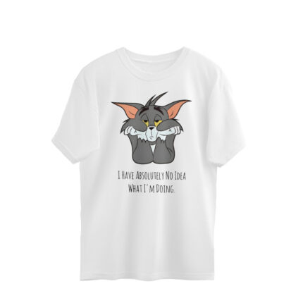 Men's : Confused Tom Oversized Tees - Image 5