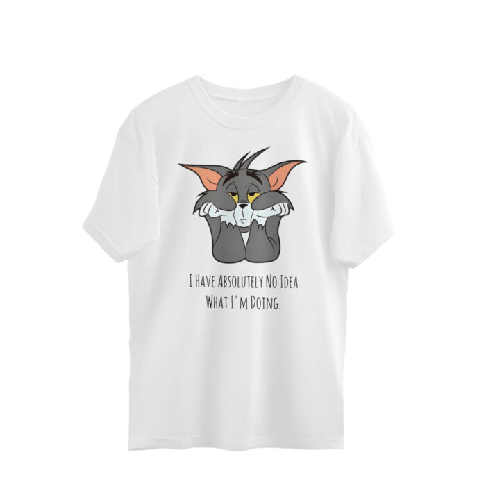 Men's : Confused Tom Oversized Tees - Image 5
