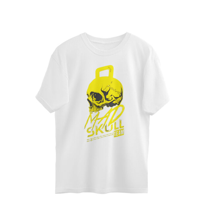 Men's : Mad Skull Oversized Tees - Image 4