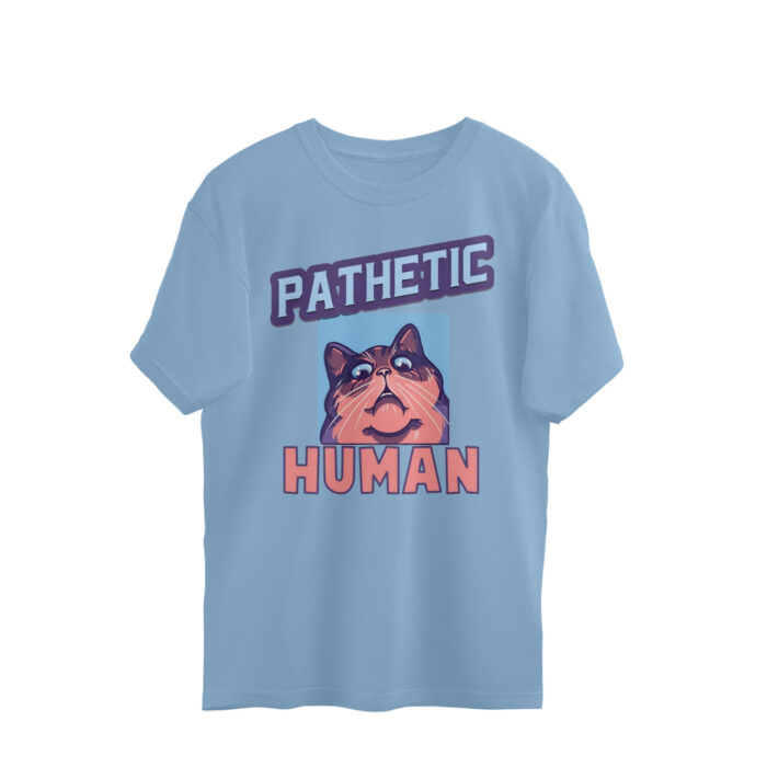 Men's : Pathetic Human Oversized Tees - Image 1