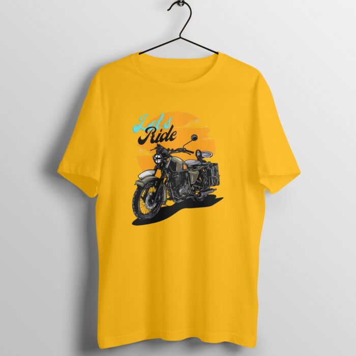 Men's : Let's Ride T-shirt - Image 2