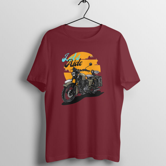 Men's : Let's Ride T-shirt - Image 4