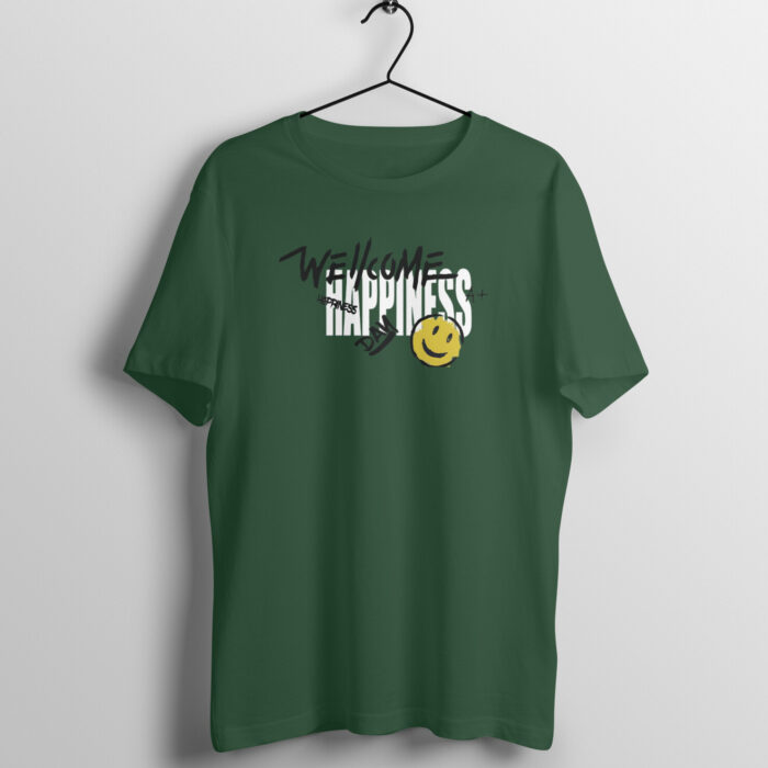 Men's : Welcome Happiness T-shirt - Image 4