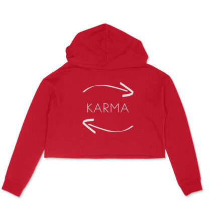 Women's : Karma Crop Hoodies - Image 5