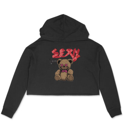 Women's : Sexy Teddy Crop Hoodies