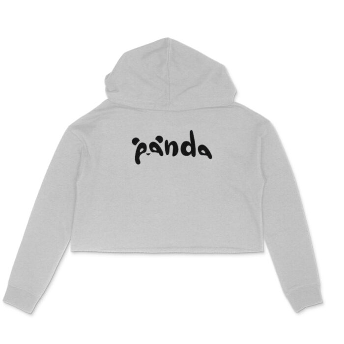 Women's : Panda Crop Hoodies - Image 2