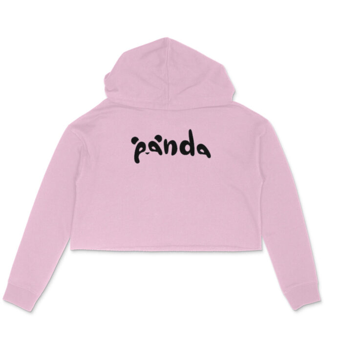 Women's : Panda Crop Hoodies - Image 5