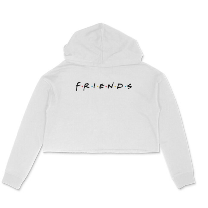 Women's : Friends Crop Hoodies - Image 2