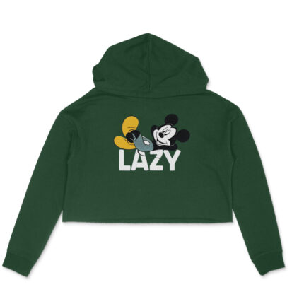 Women's : Lazy Crop Hoodies - Image 4
