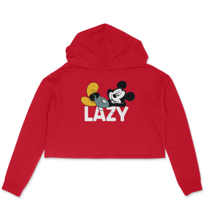 Women's : Lazy Crop Hoodies - Image 5