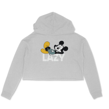 Women's : Lazy Crop Hoodies - Image 3