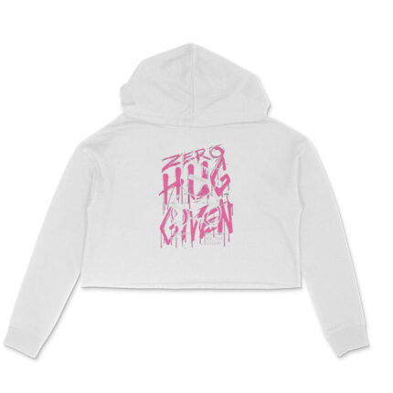 Women's : Zero Hug Given Crop Hoodies