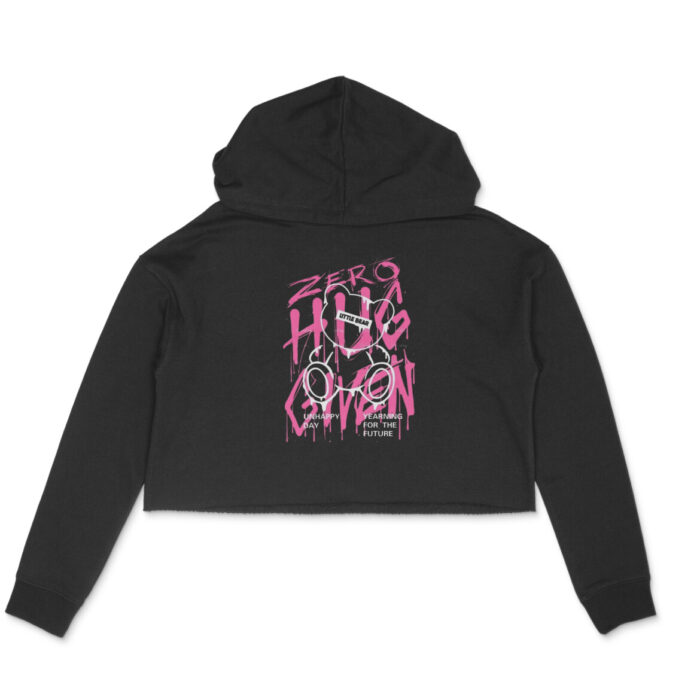 Women's : Zero Hug Given Crop Hoodies - Image 2