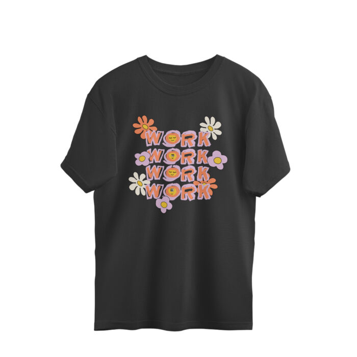 Women's : Work Oversized Tees - Image 1